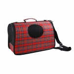 Hard Shell Dog Travel Bag red